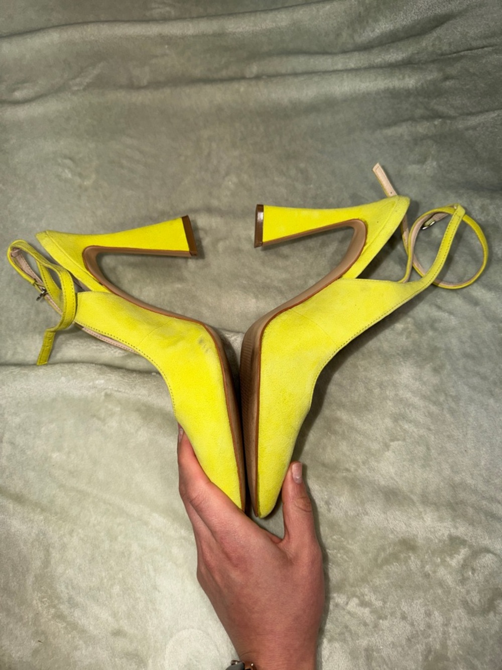 Nine West Slingback Pump Collection — Yellow Green, Black, White & Nude - Picture 3 of 16